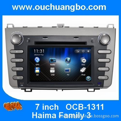 Ouchuangbo Auto Multimedia DVD Player for Haima Family 3 GPS Navigation iPod USB
